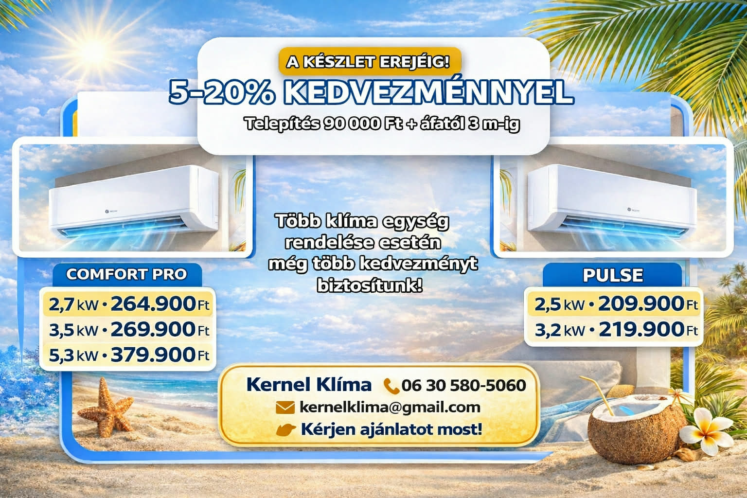 Gree Winter hűtő-fűtő klíma